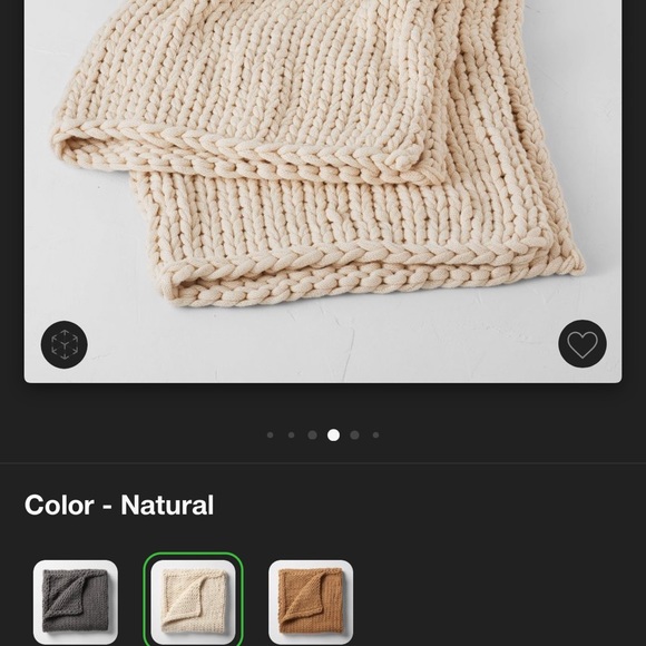 Casaluna Bedding Casaluna Oversized Chunky Hand Knit Decorative Bed Throw Natural Nwt Poshmark